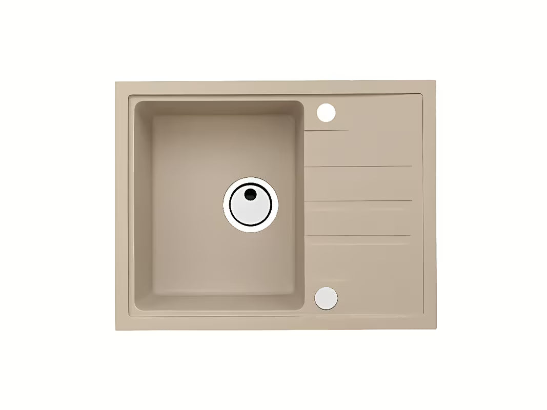 Alveus Intermezzo 30 granitowy zlewozmywak z ociekaczem w kolorze beige
