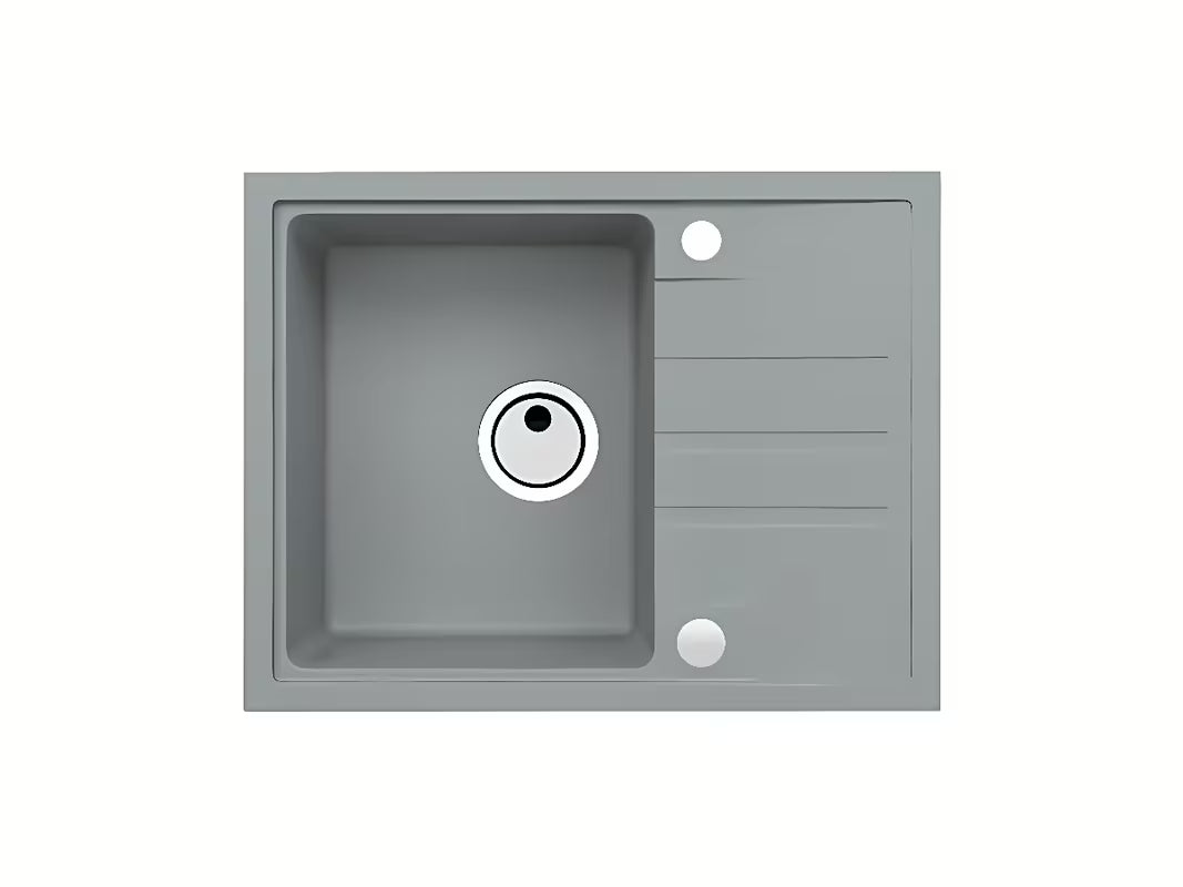 Alveus Intermezzo 30 granitowy zlewozmywak z ociekaczem w kolorze beton