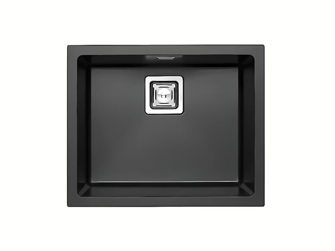 Granitowy zlewozmywak Alveus Quadrix 50 w kolorze twilight pro montaż na blat roboczy.