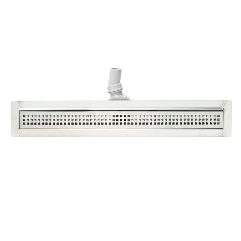 Odpływ liniowy Anima 70 cm w wykończeniu chrome z rusztem 65 cm i syfonem DN40