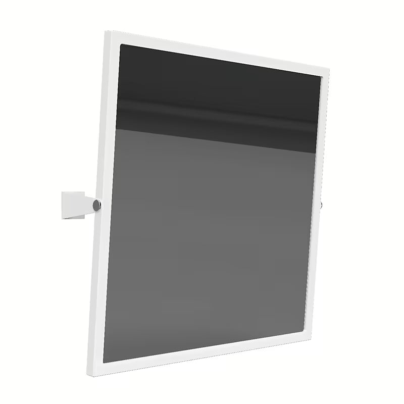 Białe uchylne ścienne lustro Bemeta Help program 60x60 cm z metalową konstrukcją