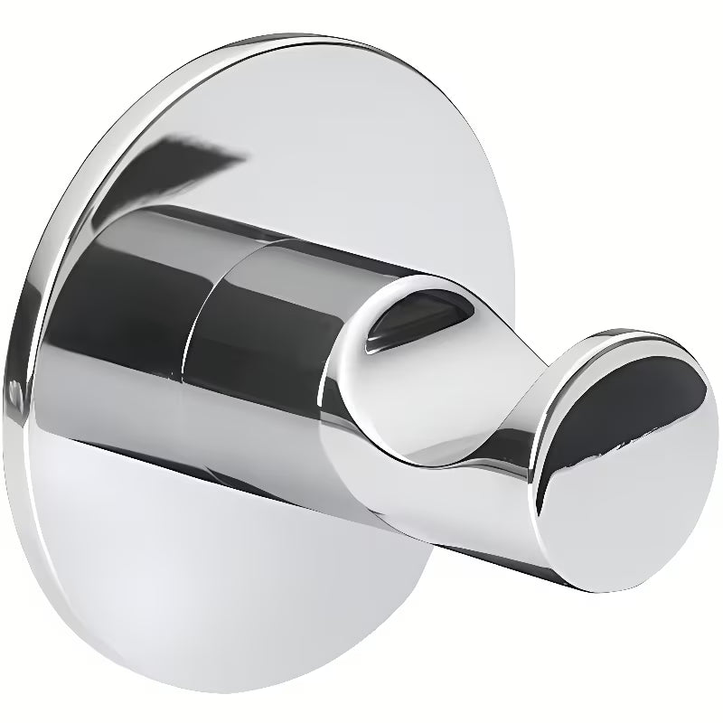 Chromowany haczyk Bemeta Omega w minimalistycznym wykonaniu pro do wieszania ręczników i szlafroków.