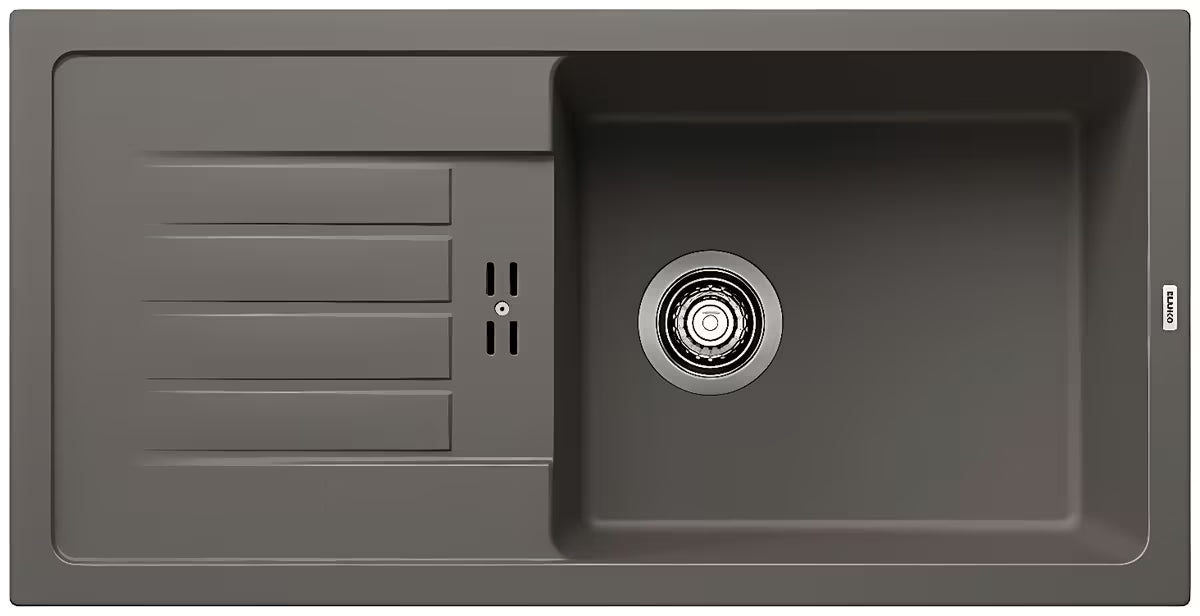 Granitowy zlewozmywak Blanco Favum XL 6 S z ociekaczem w kolorze wulkaniczna szarość