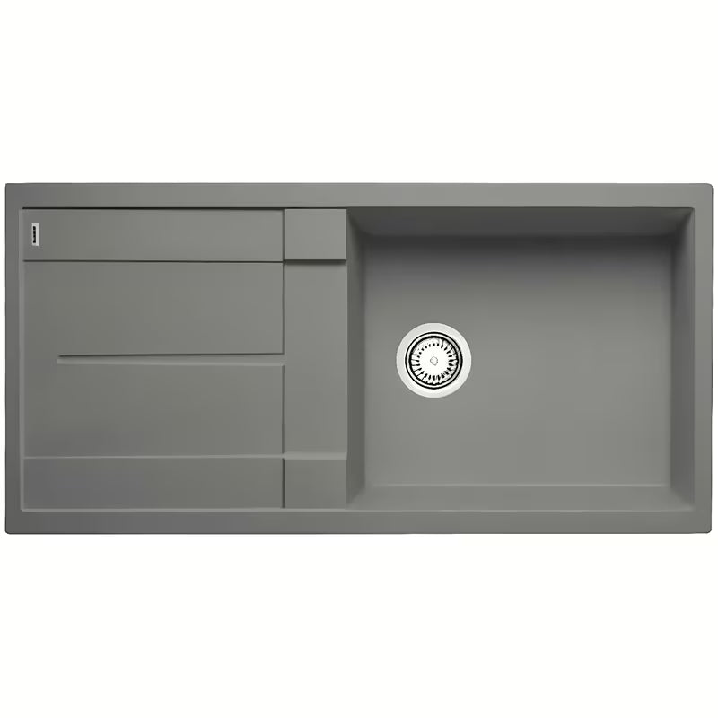 Granitowy zlewozmywak Blanco Metra XL 6 S z ociekaczem w kolorze szara skała