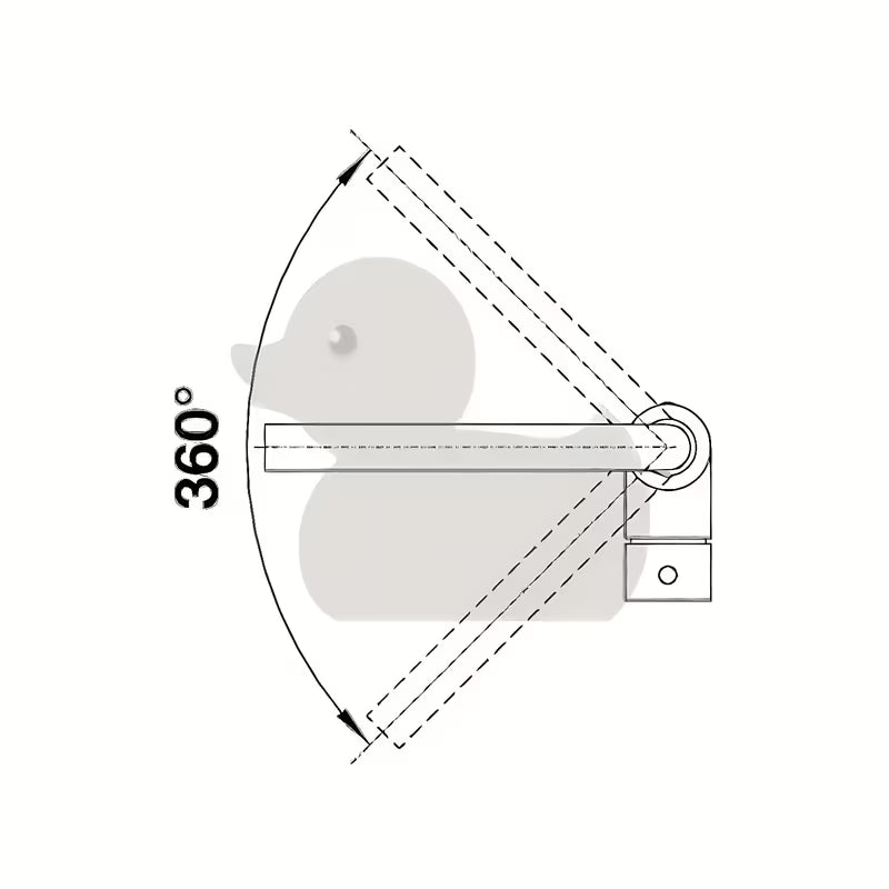 Chromowana bateria zlewozmywakowa Blanco Mila s z dźwignią i obrotową wylewką