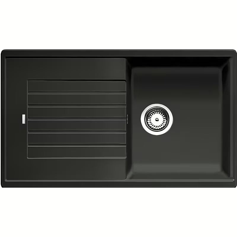 Granitowy zlewozmywak Blanco Zia 5 S z ociekaczem w kolorze antracit pro montaż od góry