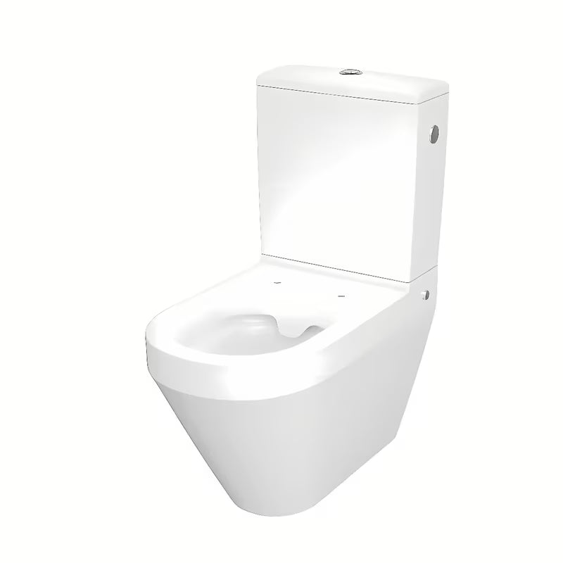 Cersanit Crea miska WC stojąca kompakt bez układu spłukującego z deską soft Close w kolorze białym