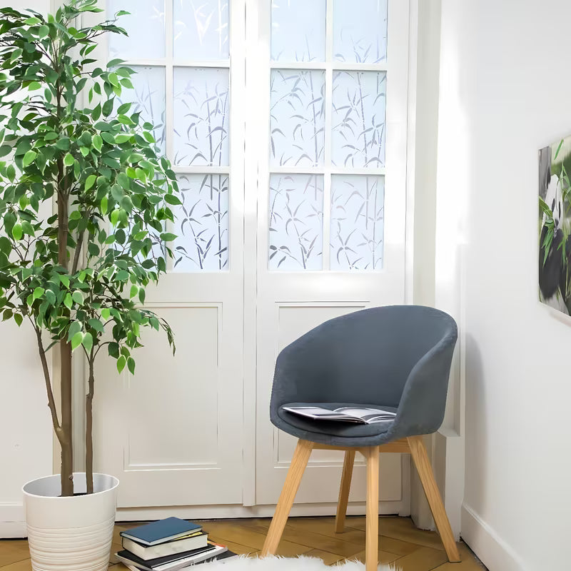 Przezroczysta folia statyczna d-c-fix Bamboo na kabina prysznicowa