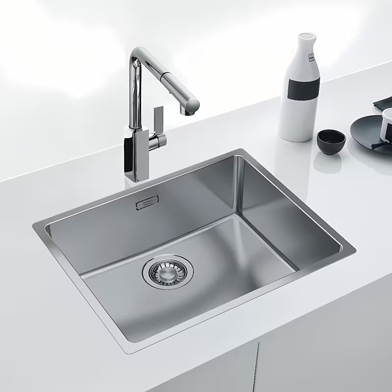 Stalowy zlewozmywak kuchenny zlewozmywak jednokomorowy Franke Maris 440 × 440 mm pro montaż w blacie