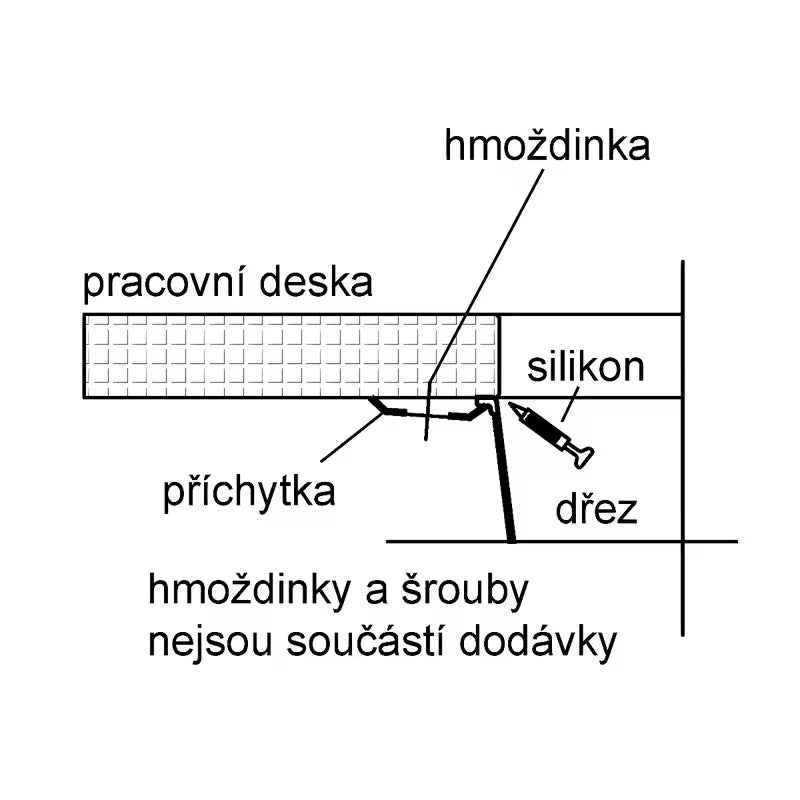 Czarny zlewozmywak kuchenny zlewozmywak jednokomorowy Franke SID 110-50 z materiału Tectonite pro montaż dolny podblatowy