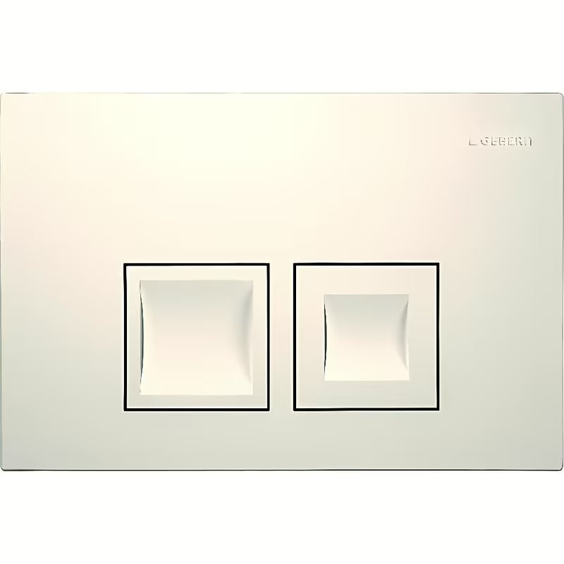Geberit Delta35 przycisk spłukujący w kolorze alpejskiej bieli pro do spłukiwania dwudzielnego
