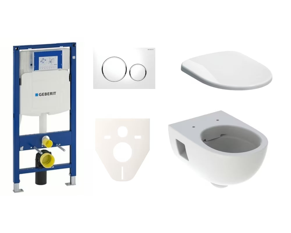 Zestaw WC podtynkowy Geberit Selnova z modułem instalacyjnym Duofix pro do montażu podtynkowego