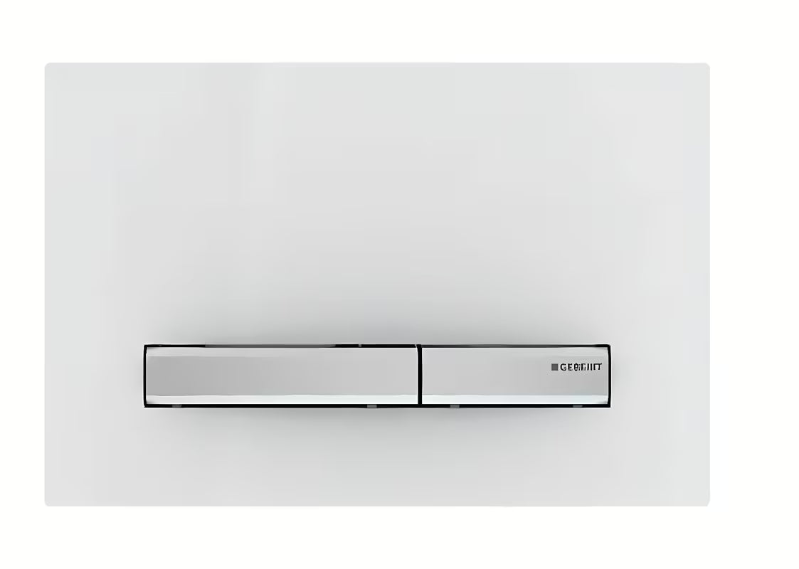 Geberit Sigma50 przycisk spłukujący pro do stelaży podtynkowych Geberit Sigma w kolorze białym
