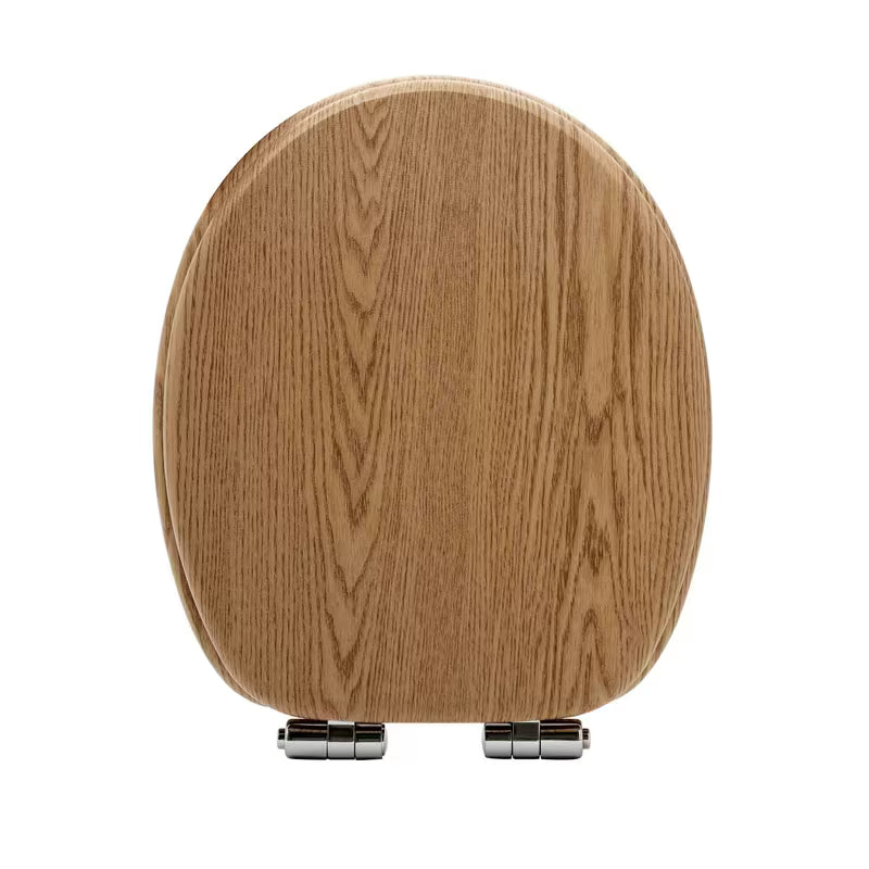 DESKA sedesowa Glacera z MDF z folią PVC w dekorze bardolino, z zawiasami soft Close i mocowaniem Easy.