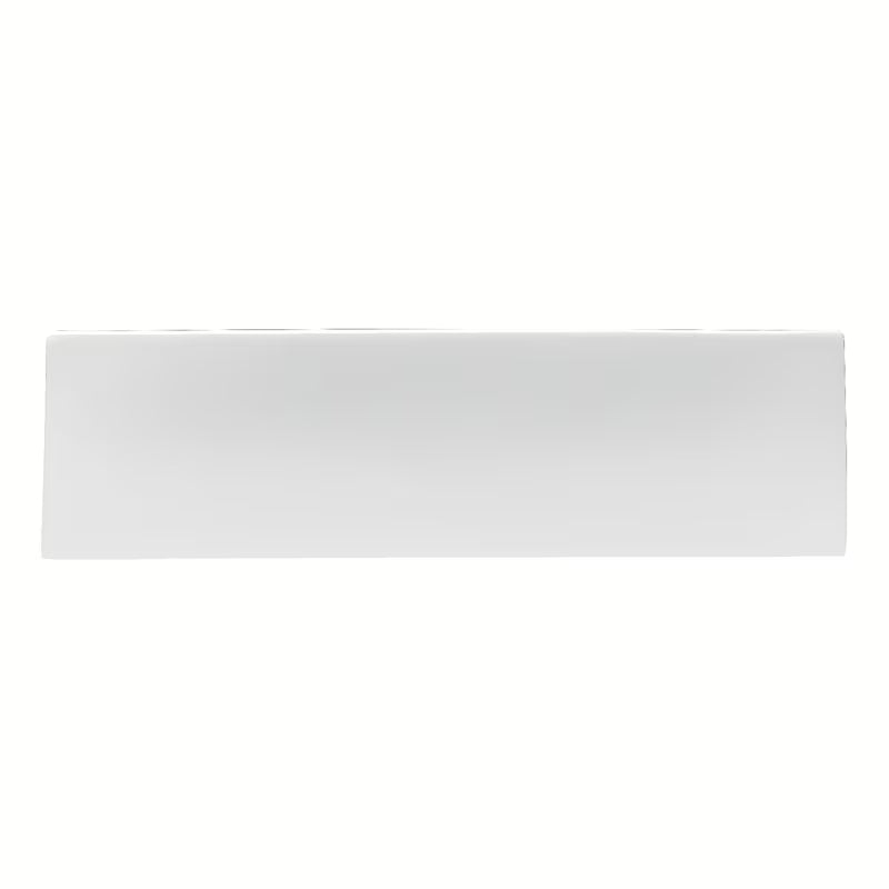 Biała ceramiczna prostokątna mała umywalka Glacera Bigio 50x25 cm z przelewem i otworem na baterię