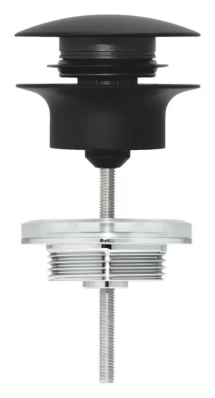 Umywalkowa odpływ Grohe w kolorze Phantom Black z korkiem klik-klak
