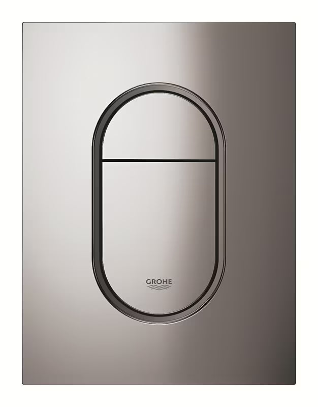 Przycisk spłukujący przycisk Grohe Arena Cosmopolitan S w kolorze hard graphite pro stelaże podtynkowe