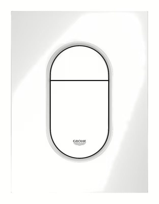 Przycisk spłukujący przycisk Grohe Arena Cosmopolitan S w kolorze alpejskiej bieli pro stelaże podtynkowe z DualFlush i start/stop