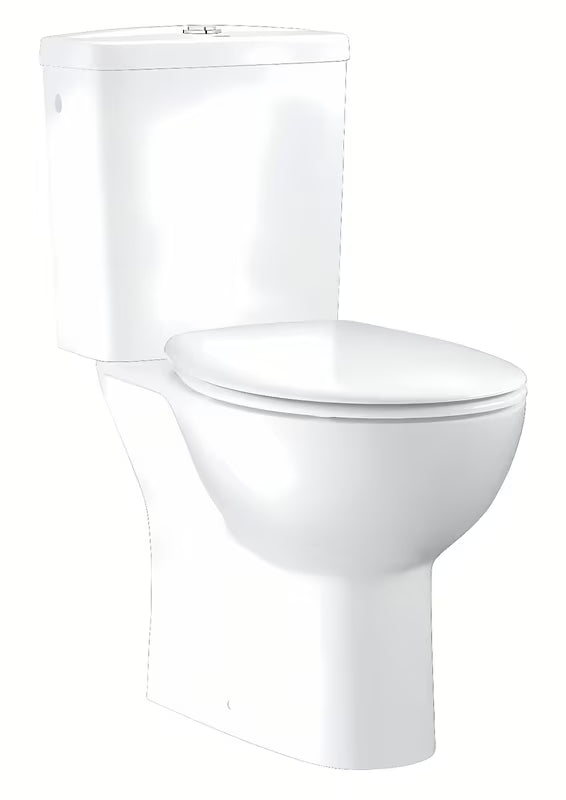 Grohe Bau Ceramic KOMPAKT wc w kolorze Alpine White ze zbiornikiem spłukującym i deską soft Close