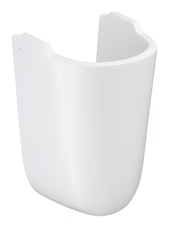 Półpostument do umywalki pro Grohe Bau Ceramic w alpejskiej bieli pro do osłony syfonu i rur
