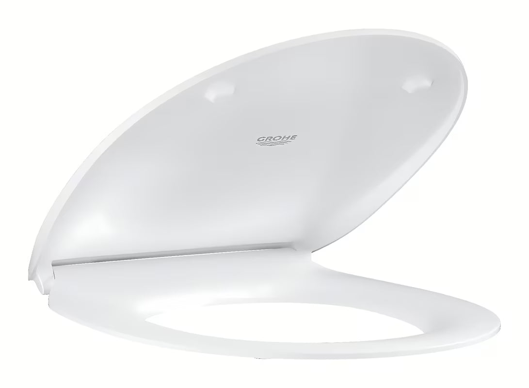DESKA sedesowa Grohe Bau Ceramic z duroplastu w kolorze alpine-white, z soft Close i EasyLock
