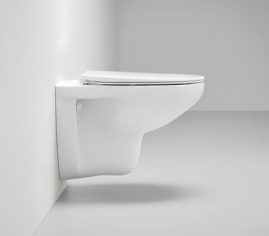DESKA sedesowa Grohe Bau Ceramic z duroplastu w kolorze alpine-white, z soft Close i EasyLock