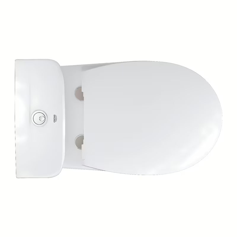 Białe KOMPAKT wc Grohe Bau Ceramic z miską Rimless i slim deską soft Close