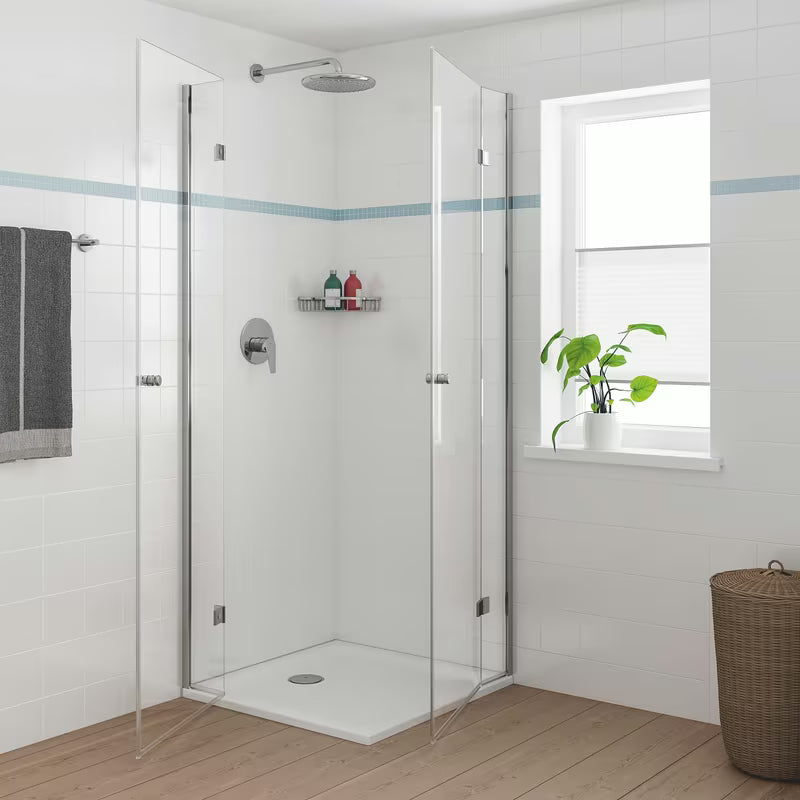 Grohe bauedge podtynkowa bateria prysznicowa w wykończeniu chrom, zestaw pro do montażu końcowego