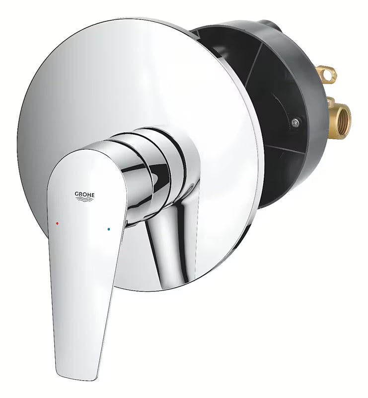 Grohe bauedge podtynkowa jednouchwytowa bateria prysznicowa w wykończeniu chrom korpus podtynkowy w komplecie