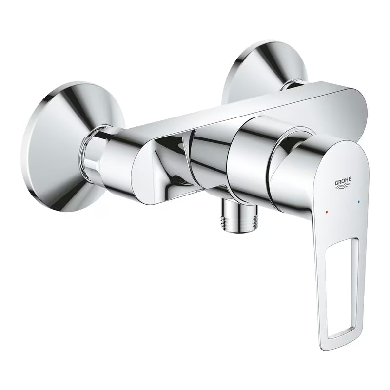 Grohe bauloop jednouchwytowa ścienna bateria prysznicowa w wykończeniu chrom bez zestawu prysznicowego