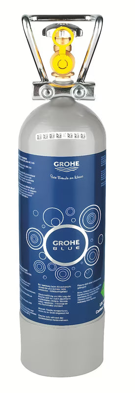Zestaw startowy Grohe Blue z butlą karbonizującą CO2 2 kg pro do przygotowania wody gazowanej