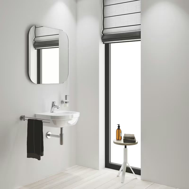 Chromowana stojąca zawór umywalkowy Grohe Concetto w rozmiarze XS z krótką wylewką