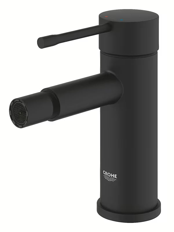 Bidetowa bateria jednouchwytowa Grohe Essence w kolorze phantom black z przegubowym perlatorem
