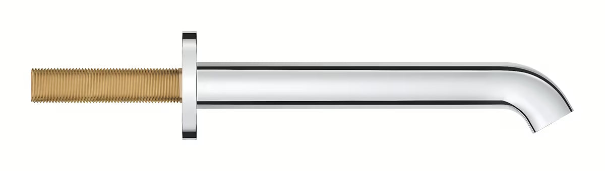 Chromowana wylewka wannowa Grohe Essence New pro do montażu ściennego z perlatorem.