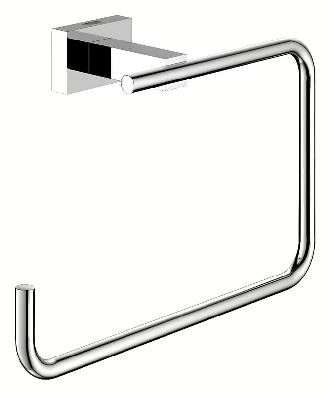 Chromowany wieszak na ręcznik Grohe Essentials Cube z ukrytym mocowaniem
