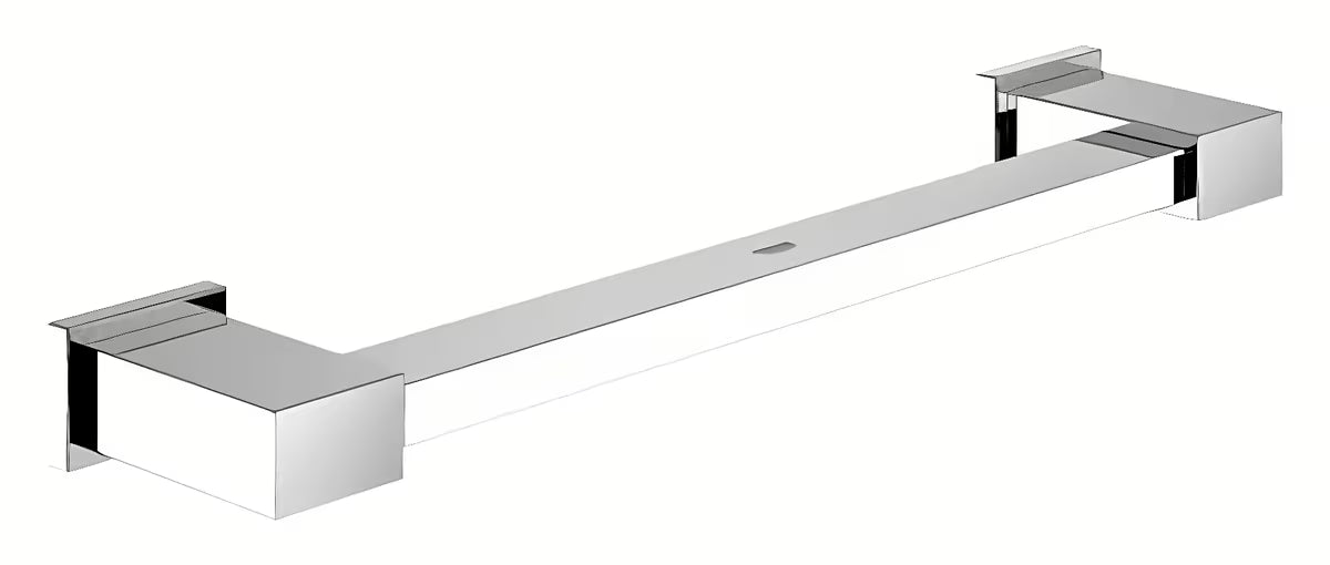 Chromowany uchwyt Grohe Essentials Cube wannowy z ukrytym mocowaniem