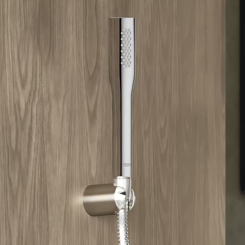 Zestaw wannowy Grohe Euphoria Cosmopolitan Stick w chromie z słuchawką prysznicową, uchwytem i wężem Silverflex