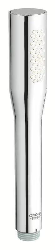Chromowana słuchawka prysznicowa Grohe Euphoria Cosmopolitan Stick z jednym rodzajem strumienia i oszczędnym przepływem 9,5 l/min.