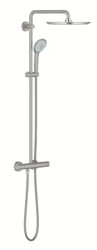 Grohe Euphoria System termostatyczny system prysznicowy supersteel z deszczownicą 310 mm i słuchawką prysznicową