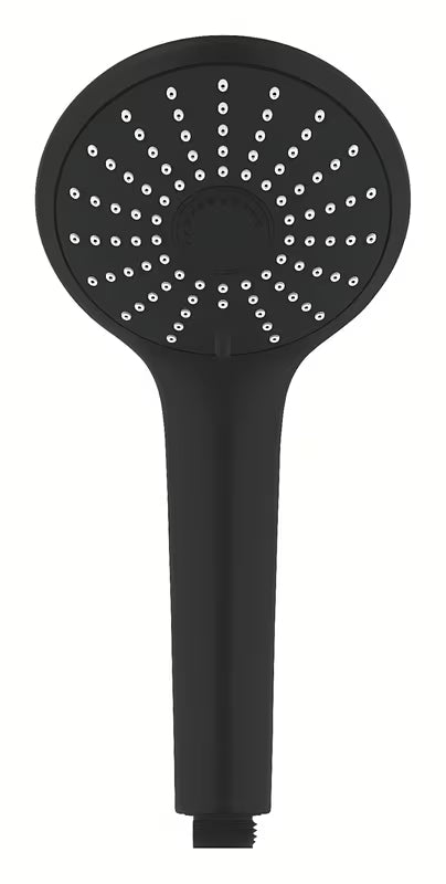 Matowo czarny system prysznicowy Grohe Euphoria System z baterią termostatyczną, z deszczownicą i rączką prysznicową