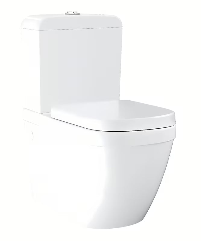 Podłogowy KOMPAKT wc Grohe Euro Ceramic w białym kolorze z deską soft Close i zbiornikiem