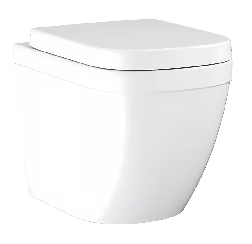 Grohe Euro Ceramic miska WC stojąca rimless z deską soft Close w kolorze alpine-white