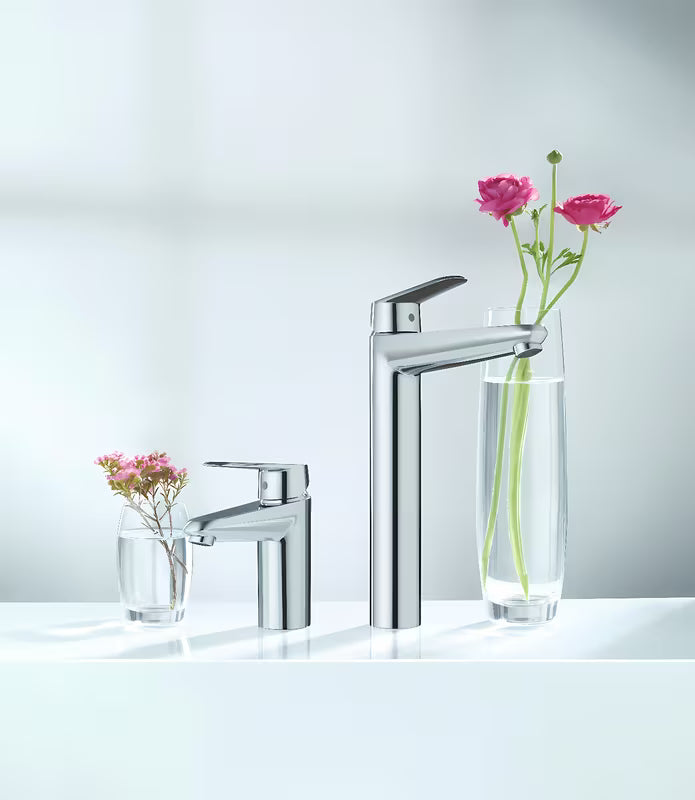 Grohe Eurodisc Cosmopolitan XL wysoka jednouchwytowa bateria umywalkowa w chromie pro umywalka wolnostojąca