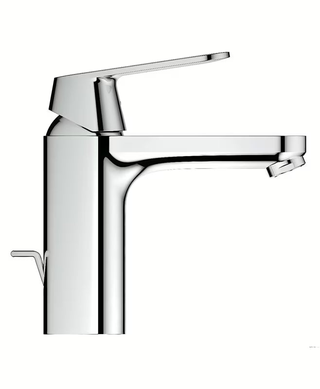 Chromowana umywalkowa jednouchwytowa bateria Grohe Eurosmart Cosmopolitan z łańcuszkiem