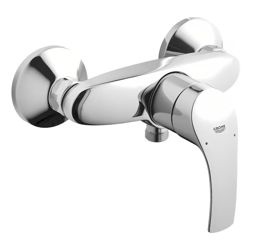 Grohe Eurosmart New jednouchwytowa ścienna bateria prysznicowa w wykończeniu chrom