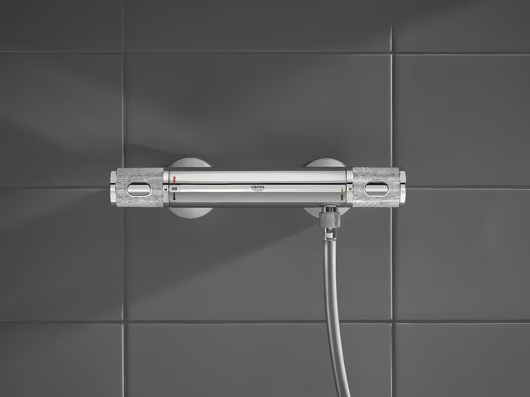 Grohe Grohtherm 1000 termostatyczna ścienna bateria prysznicowa w wykończeniu chrom