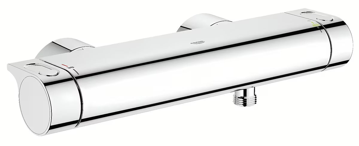 Chromowana termostatyczna bateria prysznicowa Grohe Grohtherm 2000 pro do montażu ściennego