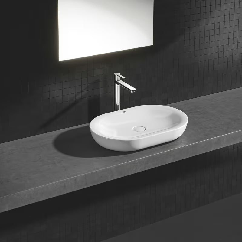 Grohe Lineare wysoka jednouchwytowa bateria umywalkowa w wykończeniu chrom bez odpływu