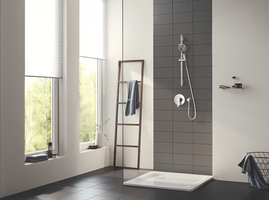 Grohe Lineare jednouchwytowa podtynkowa bateria prysznicowa w wykończeniu chrom bez elementu podtynkowego