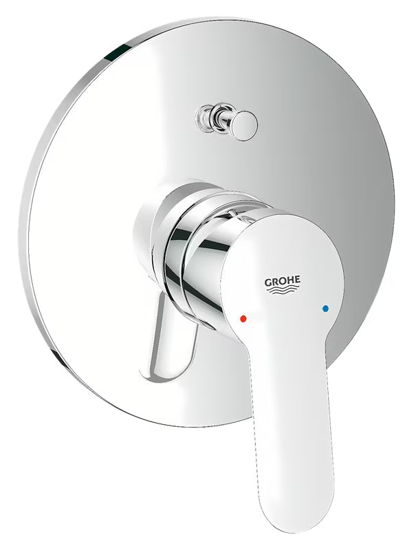 Podtynkowa prysznicowa i bateria wannowa Grohe Project w wykończeniu chrom z dźwignią